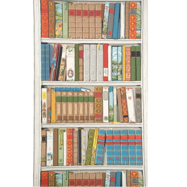 Bibliotheque Multicolor by Brunschwig & Fils Wallcovering Brunschwig & Fils Wallcovering Bibliotheque MulticolorWallcovering PAPER - 100% United States </p><p>Repeat: H: 29, V: 41.5 29 - Fabric Carolina -