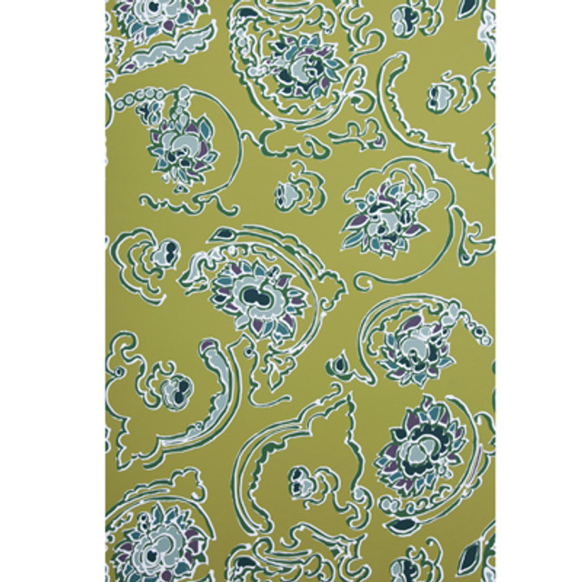Byzantine Swirl On Paper Chartreuse On White by Brunschwig & Fils Wallcovering Brunschwig & Fils Wallcovering Byzantine Swirl On Paper Chartreuse On WhiteWallcovering KIRK BRUMMEL PAPER - 100% United States </p><p>Repeat: H: , V: 38 27 - Fabric Carolina -
