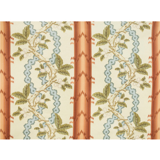 Josselin Cotton And Linen Print Rust And Blue by Brunschwig & Fils Fabric Brunschwig & Fils Fabric Josselin Cotton And Linen Print Rust And BlueFabric LINEN - 59%;COTTON - 41% France </p><p>Repeat: H: 27.5, V: 19.5 56 - Fabric Carolina -