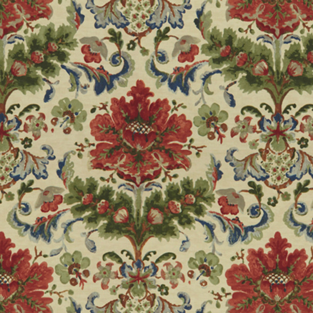 Windsor Damask Cotton & Linen Print Red On Ecru by Brunschwig & Fils Fabric Brunschwig & Fils Fabric Windsor Damask Cotton & Linen Print Red On EcruFabric LINEN - 60%;COTTON - 20%;MODAL - 20% Thailand </p><p>Repeat: H: 26.25, V: 29 52 - Fabric Carolina -