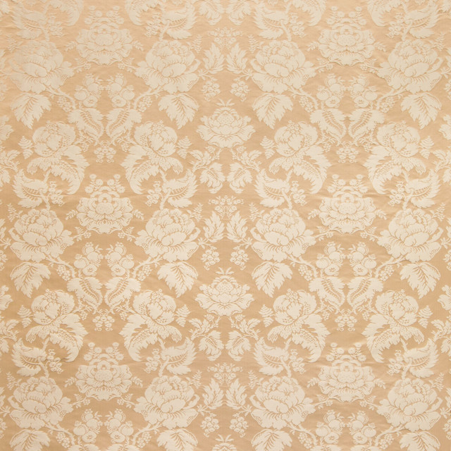 Moulins Damask Sand by Brunschwig & Fils Fabric Brunschwig & Fils Fabric Moulins Damask SandFabric COTTON - 72%;SILK - 28% France </p><p>Repeat: H: 25.5, V: 18 51 - Fabric Carolina -