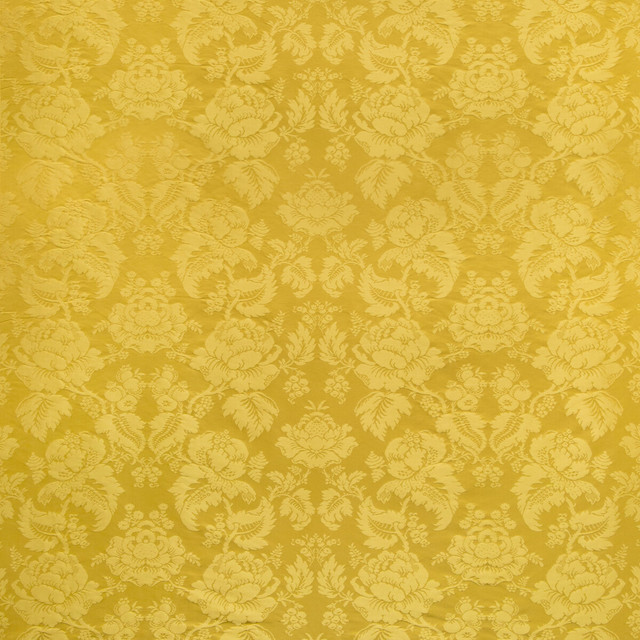 Moulins Damask Canary by Brunschwig & Fils Fabric Brunschwig & Fils Fabric Moulins Damask CanaryFabric COTTON - 72%;SILK - 28% France </p><p>Repeat: H: 25.5, V: 18 51 - Fabric Carolina -