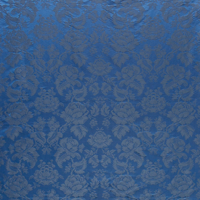 Moulins Damask Ocean by Brunschwig & Fils Fabric Brunschwig & Fils Fabric Moulins Damask OceanFabric COTTON - 72%;SILK - 28% France </p><p>Repeat: H: 25.5, V: 18 51 - Fabric Carolina -