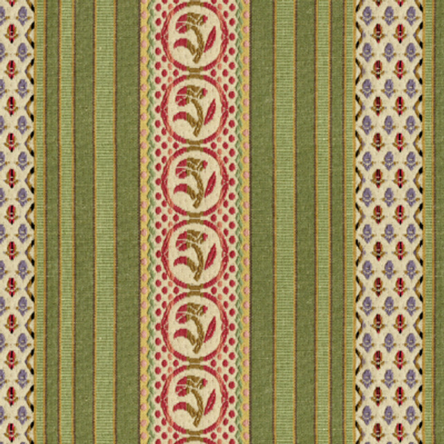 Rayure Fleurette Willow by Brunschwig & Fils Fabric Brunschwig & Fils Fabric Rayure Fleurette WillowFabric COTTON - 54%;LINEN - 46% United States </p><p>Repeat: H: 7, V: 1.5 54 - Fabric Carolina -