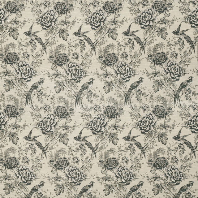 Avium Charcoal by Clarke And Clarke Fabric Clarke And Clarke Fabric Avium CharcoalFabric CLARKE & CLARKE BOTANIST POLYESTER - 62%;COTTON - 38% India </p><p>Repeat: H: 14, V: 29.53 56 - Fabric Carolina -