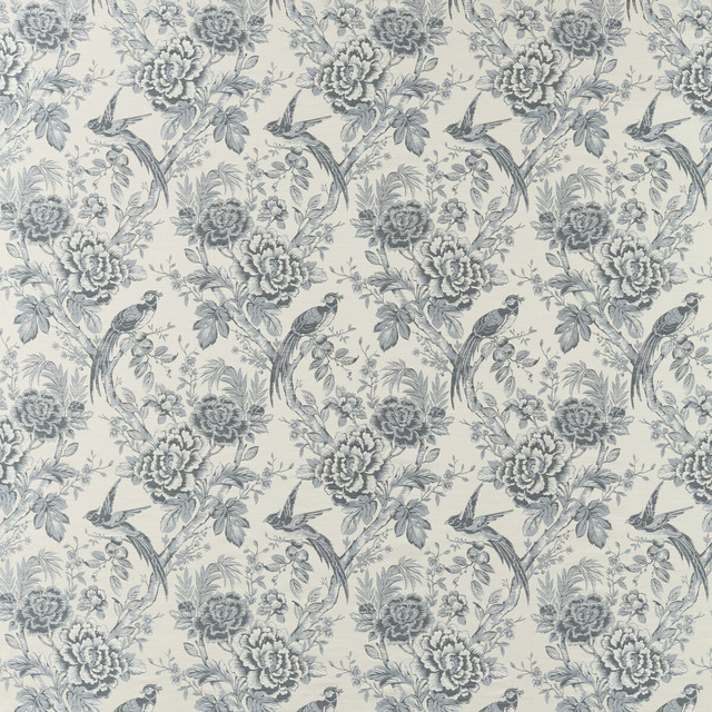 Avium Denim by Clarke And Clarke Fabric Clarke And Clarke Fabric Avium DenimFabric CLARKE & CLARKE BOTANIST POLYESTER - 62%;COTTON - 38% India </p><p>Repeat: H: 14, V: 29.53 56 - Fabric Carolina -