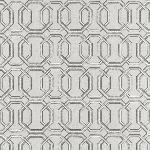 Repeat Silver by Clarke And Clarke Fabric Clarke And Clarke Fabric Repeat SilverFabric CLARKE & CLARKE ORIGINS COTTON - 63%;POLYESTER - 35%;VISCOSE - 2% India </p><p>Repeat: H: 10.75, V: 9.34 54 - Fabric Carolina -