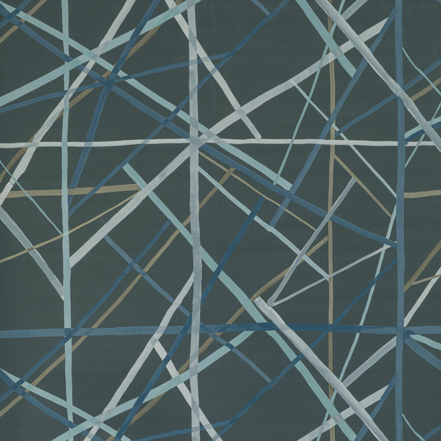 Simpatico Paper Raven by Lee Jofa Modern Wallcovering Lee Jofa Modern Wallcovering Simpatico Paper RavenWallcovering KELLY WEARSTLER VI WOOD PULP - 45%;BINDER - 20%;MINERAL FILLERS - 20%;POLYESTER - 15% United Kingdom </p><p>Repeat: H: 55, V: 41.3 55 - Fabric Carolina -