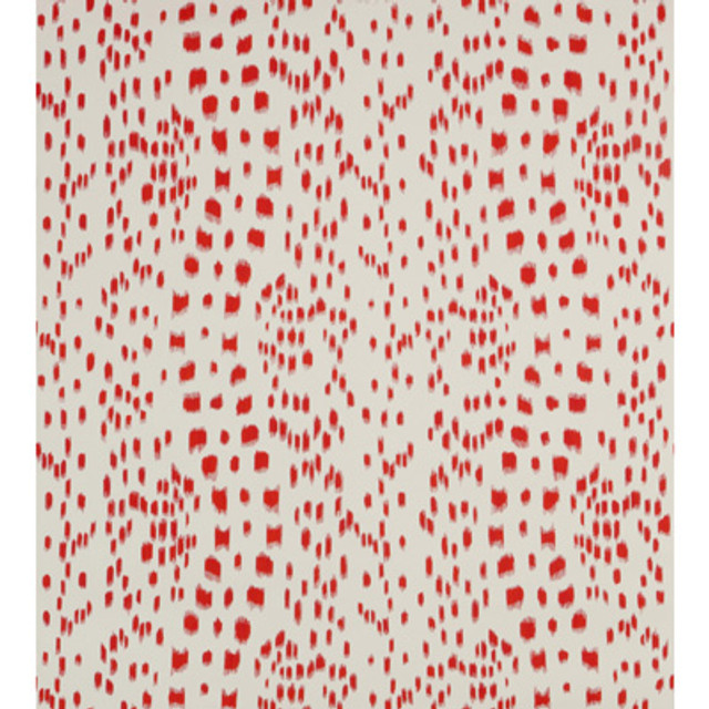 Les Touches Red by Brunschwig & Fils Wallcovering Brunschwig & Fils Wallcovering Les Touches RedWallcovering PAPER - 100% United States </p><p>Repeat: H: 24, V: 27 24 - Fabric Carolina -