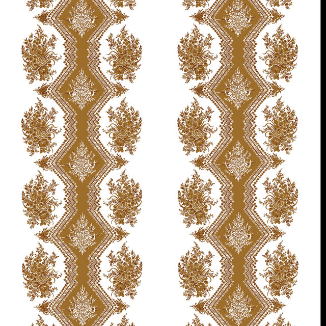 Coppelia Tobacco by Brunschwig & Fils Wallcovering Brunschwig & Fils Wallcovering Coppelia TobaccoWallcovering MADELEINE CASTAING CELLULOSE - 72%;POLYESTER - 28% France </p><p>Repeat: H: 24.41, V: 11 47.24 - Fabric Carolina -
