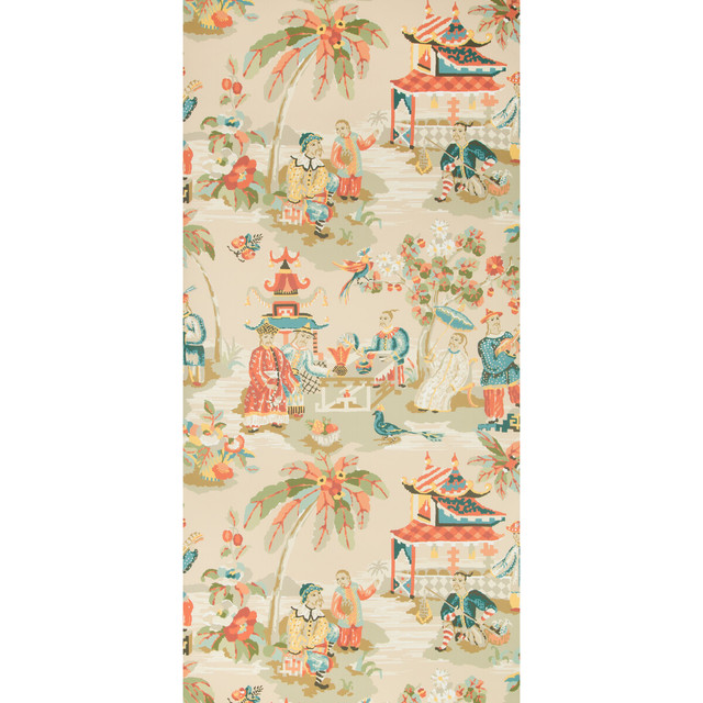 Xian Vanilla by Brunschwig & Fils Wallcovering Brunschwig & Fils Wallcovering Xian VanillaWallcovering VOLUME 57 CELLULOSE - 45%;BINDER - 20%;MINERAL FILLERS - 20%;POLYESTER - 15% United Kingdom </p><p>Repeat: H: 27.5, V: 36.8 27.5 - Fabric Carolina -