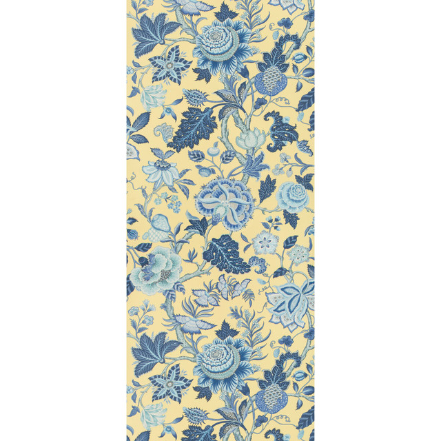 Nizam Canary by Brunschwig & Fils Wallcovering Brunschwig & Fils Wallcovering Nizam CanaryWallcovering VOLUME 57 WOOD PULP - 45%;BINDER - 20%;MINERAL FILLERS - 20%;POLYESTER - 15% United Kingdom </p><p>Repeat: H: 27.5, V: 46.8 27.5 - Fabric Carolina -