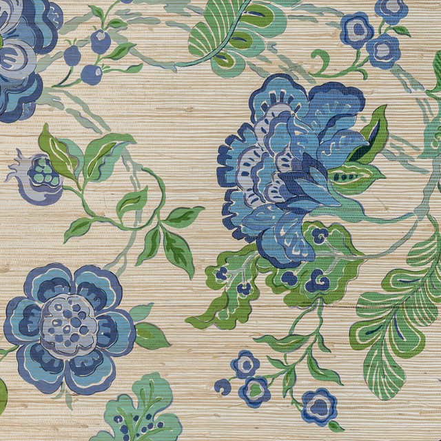 Somerset Grasscloth Blue by Lee Jofa Wallcovering Lee Jofa Wallcovering Somerset Grasscloth BlueWallcovering BLITHFIELD HEMP - 100% United Kingdom </p><p>Repeat: H: 33.46, V: 33.46 33.46 - Fabric Carolina -