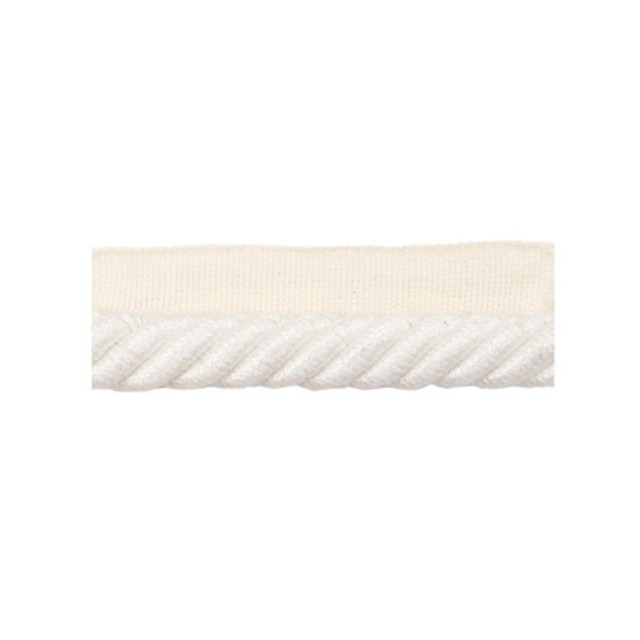 Coeur Cable-L Ecru by Brunschwig & Fils Trim Brunschwig & Fils Trim Coeur Cable-L EcruTrim LE COEUR PASSEMENTERIE COTTON - 60%;VISCOSE - 40% France </p><p>Repeat: H: , V: 1 - Fabric Carolina -