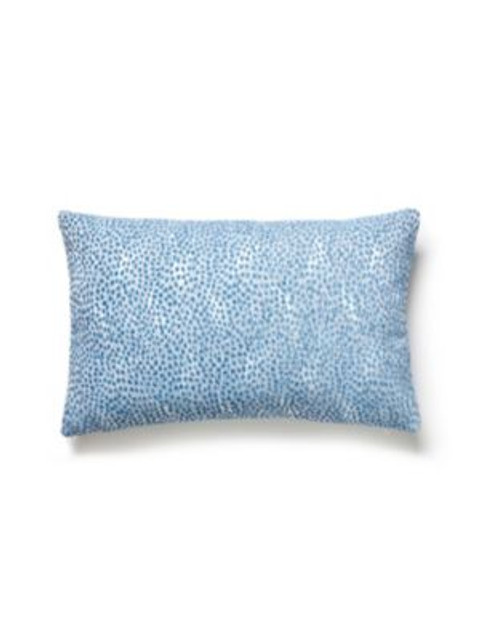 Flurry Pillow 14 X 22 - Ciel BILFLURPILL0004 by Scalamandre Designer Pillows 25% COTTON, 34% VISCOSE, 36% POLYESTER, 5% LUXCELLE Horizontal: and Vertical: 0 - Swanky Fabrics -