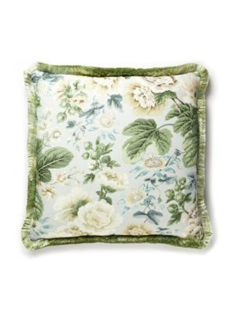 Highgrove Linen Print Pillow 22 X 22 - Rain SCHIGHPILL0003 by Scalamandre Designer Pillows 100% LINEN Horizontal: and Vertical: 0 - Swanky Fabrics -