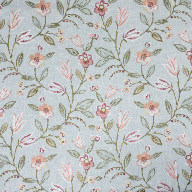 Gwyneth 2 Cornflower by Stout Fabric Stout Fabric Gwyneth 2 CornflowerFabric RAINBOW LIBRARY BREEZE/AEGEAN INDIA </p><p>Repeat: H: 8.875, V: 6.250 52 in - Fabric Carolina - Gwyneth 2 Cornflower by Stout Fabric Stout Fabric Gwyneth 2 CornflowerFabric RAINBOW LIBRARY BREEZE/AEGEAN INDIA </p><p>Repeat: H: 8.875, V: 6.250 52 in - Fabric Carolina -
