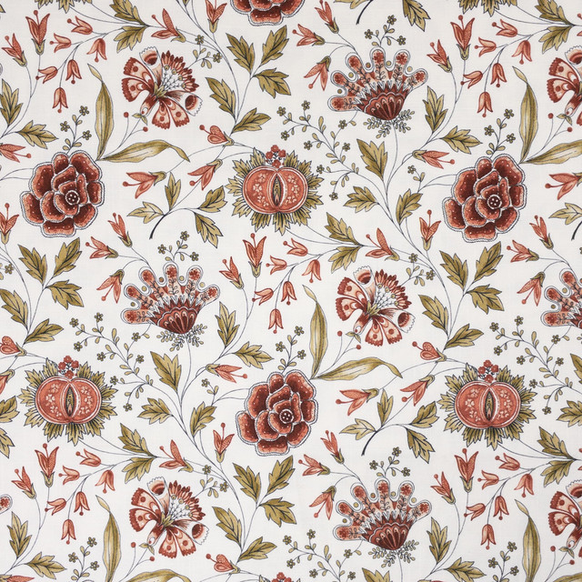 Laconia 1 Sienna by Stout Fabric Stout Fabric Laconia 1 SiennaFabric RAINBOW LIBRARY CAMELLIA/CLAY SPAIN </p><p>Repeat: H: 6.750, V: 13.500 54 in - Fabric Carolina - Laconia 1 Sienna by Stout Fabric Stout Fabric Laconia 1 SiennaFabric RAINBOW LIBRARY CAMELLIA/CLAY SPAIN </p><p>Repeat: H: 6.750, V: 13.500 54 in - Fabric Carolina -