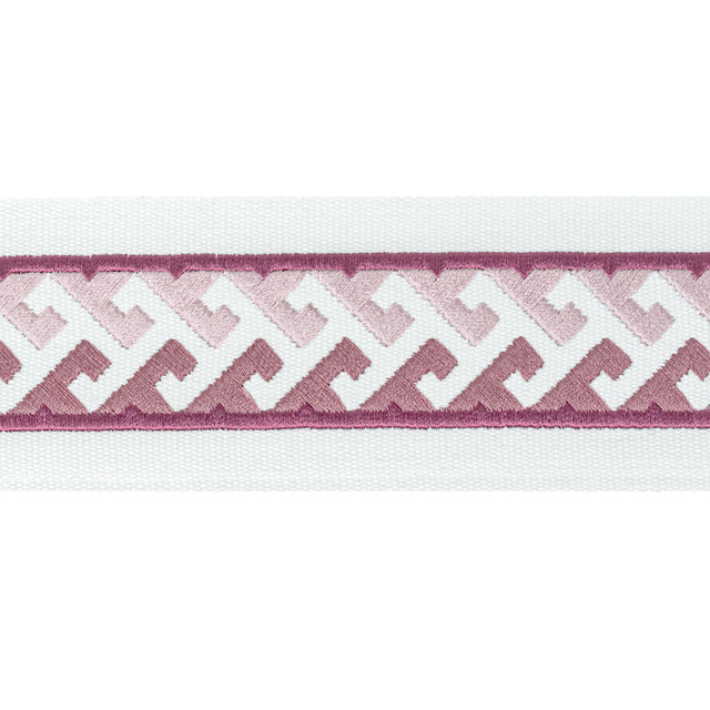 Burgess Tape 5 Tearose by Stout Trim Stout Trim Burgess Tape 5 TearoseTrim STITCHED UP TRIM INDIA </p><p>Repeat: H: 0.750, V: 0.750 2.5 in - Fabric Carolina -
