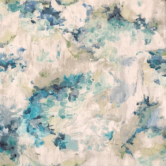 Wisp Pool by Magnolia Designer Fabric - 100 % Cotton India 33000 Horizontal: 26.75 and Vertical: 25 54.25 - Swanky Fabrics -