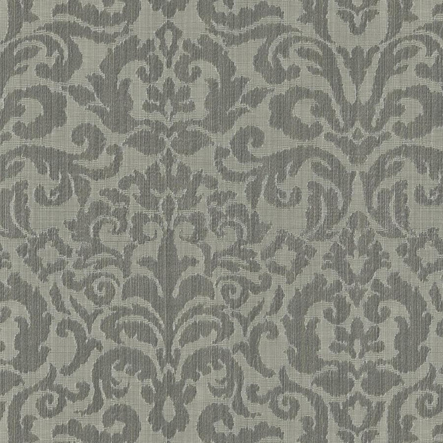 Percy # 917 Grey by Maxwell Designer Fabric Regency 100% POLYESTER INDIA V - 15" H - 13.7" 54.7" - Swanky Fabrics -