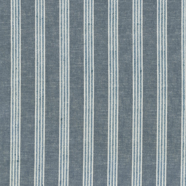 Montaro Stripe Indigo 411241 by PKL Studio Designer Fabric - 57% polyester, 43% cotton India 51000 Horizontal: 1.75 and Vertical: 3 54 - Swanky Fabrics -