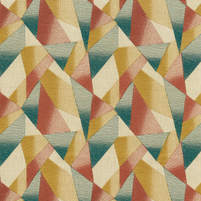 Prism Embroidery Gem 411440 by PKL Studio Designer Fabric - 63% polyester, 37% cotton Embroidery 100% polyester India 51000 Horizontal: 6.5 and Vertical: 6.12 54 - Swanky Fabrics -