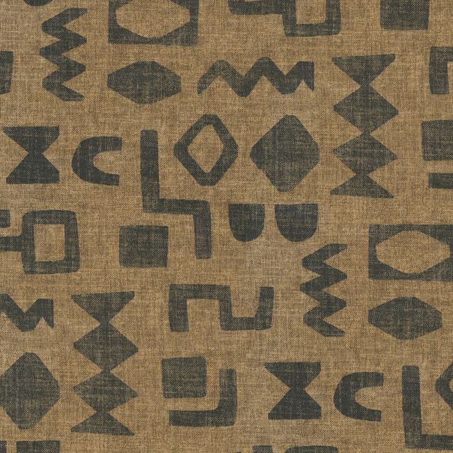 Secret Code Teak 411560 by PKL Studio Designer Fabric - 75% cotton, 25% linen Pakistan 27000 Horizontal: 13.5 and Vertical: 25.25 55 - Swanky Fabrics -