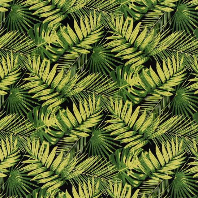 D2766 Noir by Charlotte Designer Fabric Patio Prints II 100% Spun Polyester Asia Exceeds 60,000 Wyzenbeek Rubs </p><p>Repeat: Horizontal 25" x Vertical 12.5" 54 Inches - Swanky Fabrics -