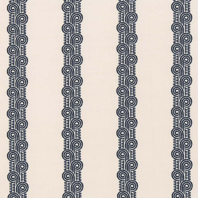 D2905 Royal by Charlotte Designer Fabric Crypton Prints 100% Polyester Asia Exceeds 60,000 Wyzenbeek Rubs </p><p>Repeat: Horizontal 4.25" 54 Inches - Swanky Fabrics -