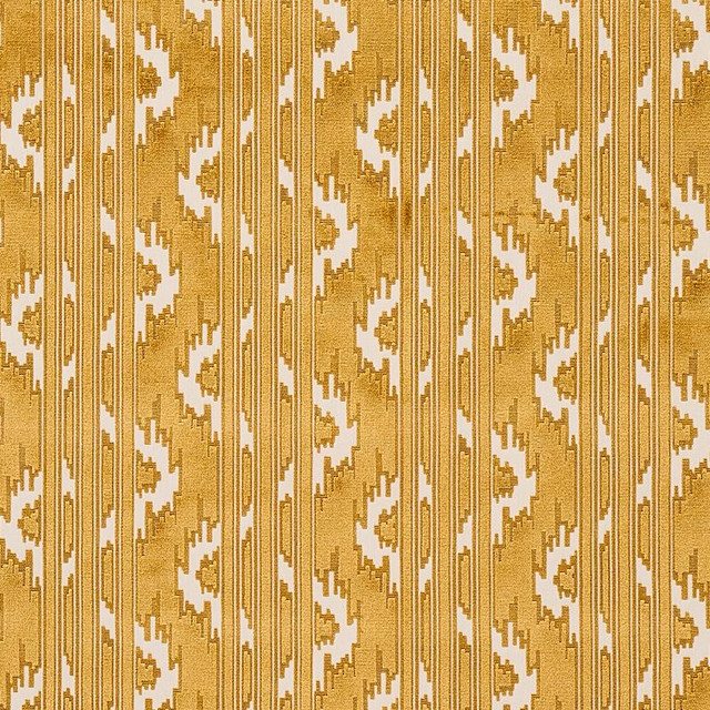 Murat Velvet Gold 80321 by Schumacher Designer Fabric East Meets West 13.5" - Swanky Fabrics - Murat Velvet Gold 80321 by Schumacher Designer Fabric East Meets West 13.5" - Swanky Fabrics -
