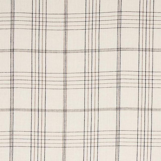 Nils Plaid Linen Charcoal 80302 by Schumacher Designer Fabric New Traditional 6.6" - Swanky Fabrics - Nils Plaid Linen Charcoal 80302 by Schumacher Designer Fabric New Traditional 6.6" - Swanky Fabrics -