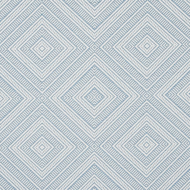 Tortola Indoor/Outdoor Sky 62845 by Schumacher Designer Fabric The Good Life Indoor/Outdoor 14.5" - Swanky Fabrics - Tortola Indoor/Outdoor Sky 62845 by Schumacher Designer Fabric The Good Life Indoor/Outdoor 14.5" - Swanky Fabrics -