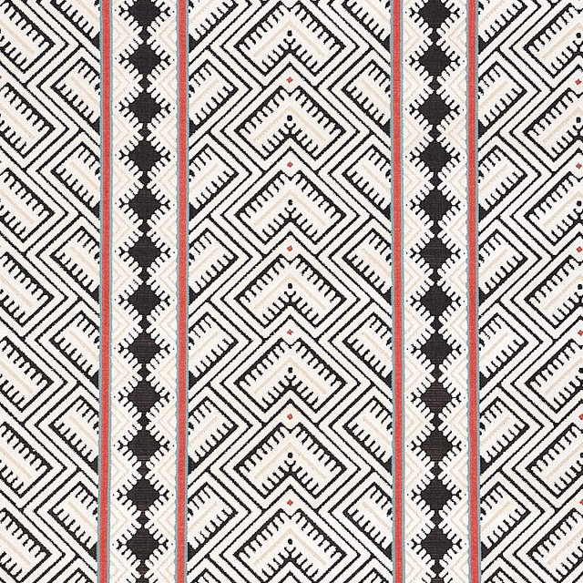 Parvin Velvet Black And Ivory 80650 by Schumacher Designer Fabric Tapis 13.0" - Swanky Fabrics - Parvin Velvet Black And Ivory 80650 by Schumacher Designer Fabric Tapis 13.0" - Swanky Fabrics -