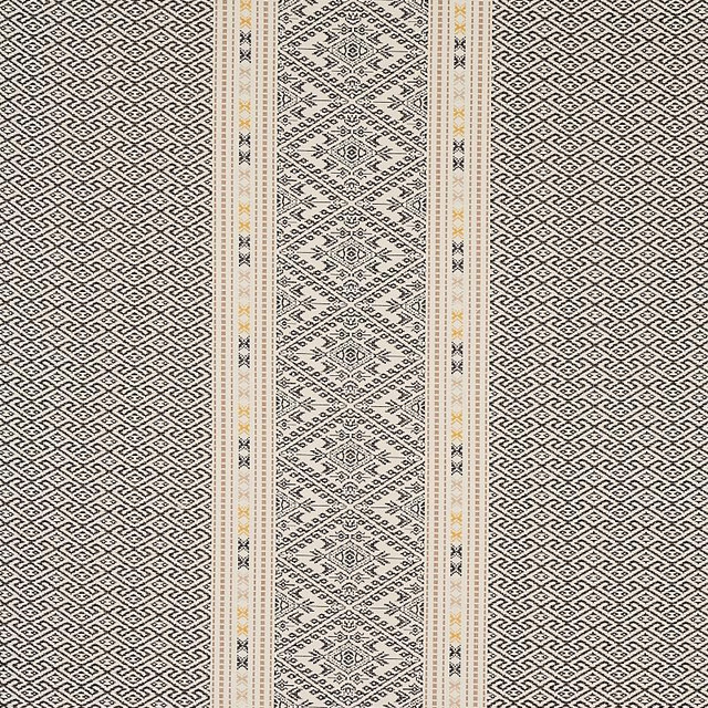 Ruiz Jacquard Black 80610 by Schumacher Designer Fabric Tapis 26.67" - Swanky Fabrics - Ruiz Jacquard Black 80610 by Schumacher Designer Fabric Tapis 26.67" - Swanky Fabrics -