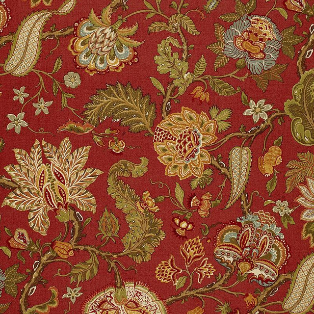 Chalfont Paprika 172741 by Schumacher Designer Fabric The Libray Collection 29.0" - Swanky Fabrics - Chalfont Paprika 172741 by Schumacher Designer Fabric The Libray Collection 29.0" - Swanky Fabrics -