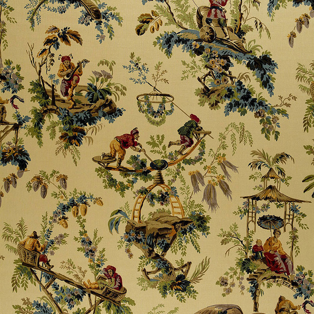 Plaisirs De La Chine Document 172850 by Schumacher Fabric Schumacher Fabric Plaisirs De La Chine Document 172850Fabric LINEN 100% THAILAND </p><p>Repeat: H: HORZ. 49" (124CM) , V: VERT. 62" (157CM) 54 - Fabric Carolina - Plaisirs De La Chine Document 172850 by Schumacher Fabric Schumacher Fabric Plaisirs De La Chine Document 172850Fabric LINEN 100% THAILAND </p><p>Repeat: H: HORZ. 49" (124CM) , V: VERT. 62" (157CM) 54 - Fabric Carolina -