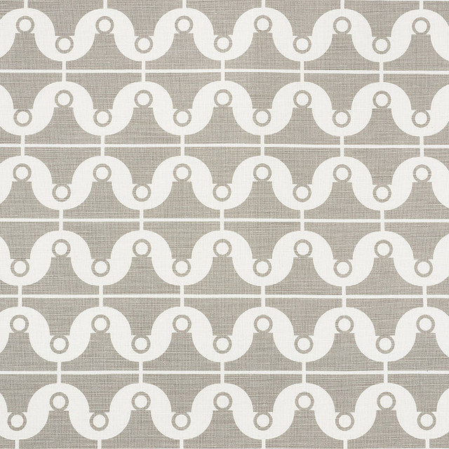 London Bridge Taupe 177131 by Schumacher Fabric Schumacher Fabric London Bridge Taupe 177131Fabric LINEN 55% BELGIUM </p><p>Repeat: H: HORZ. 3 1/2" (9CM) , V: VERT. 6 1/2" (17CM) 54 - Fabric Carolina -