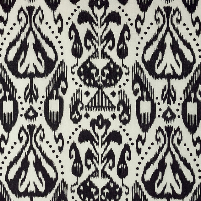 Kiva Embroidered Ikat Raven 69482 by Schumacher Fabric Schumacher Fabric Kiva Embroidered Ikat Raven 69482Fabric LINEN 75% INDIA </p><p>Repeat: H: HORZ. 25 3/4" (65CM) , V: VERT. 22 1/4" (57CM) 51.875 - Fabric Carolina -