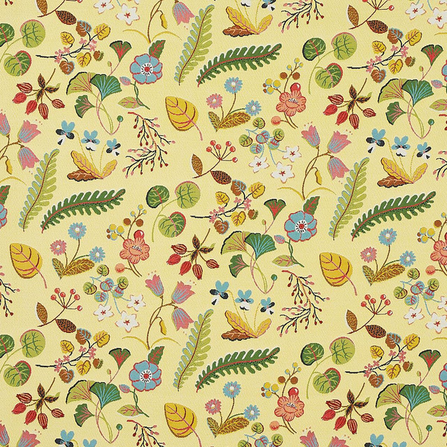 Botanica Indoor/Outdoor Yellow 75943 by Schumacher Designer Fabric Indoor/Outdoor Recolors 26.75" - Swanky Fabrics - Botanica Indoor/Outdoor Yellow 75943 by Schumacher Designer Fabric Indoor/Outdoor Recolors 26.75" - Swanky Fabrics -