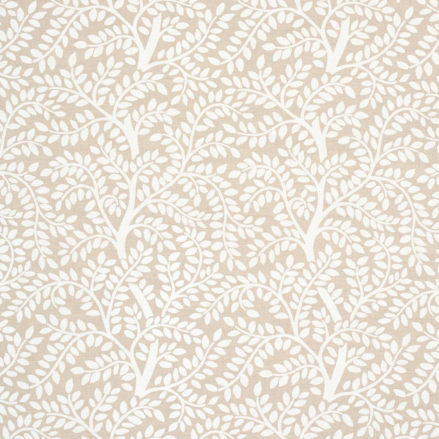 Temple Garden Ii Ivory On Unbleached 179504 by Schumacher Designer Fabric Preppy Chic 13.5" - Swanky Fabrics - Temple Garden Ii Ivory On Unbleached 179504 by Schumacher Designer Fabric Preppy Chic 13.5" - Swanky Fabrics -