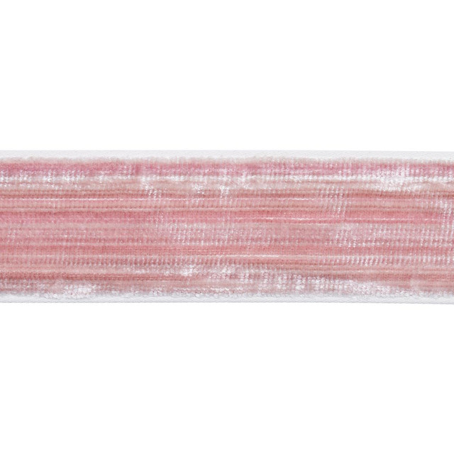 Gaspard Velvet Tape Narrow Blush 81292 by Schumacher Designer Trim Velvet & Velvet Trims - Swanky Fabrics - Gaspard Velvet Tape Narrow Blush 81292 by Schumacher Designer Trim Velvet & Velvet Trims - Swanky Fabrics -