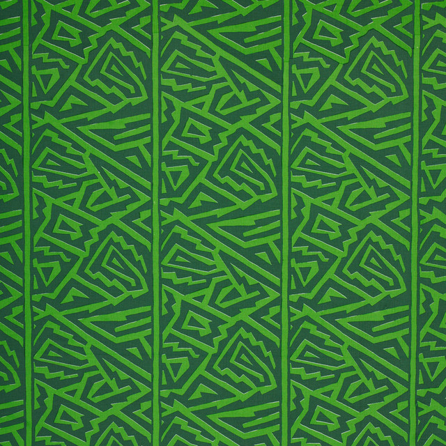 Jagged Maze Green 180323 by Schumacher Fabric Schumacher Fabric Jagged Maze Green 180323Fabric COTTON 100% INDIA </p><p>Repeat: H: HORZ. 7 5/7" (20CM), V: VERT. 11 3/4" (30CM) 54" (137CM) - Fabric Carolina - Jagged Maze Green 180323 by Schumacher Fabric Schumacher Fabric Jagged Maze Green 180323Fabric COTTON 100% INDIA </p><p>Repeat: H: HORZ. 7 5/7" (20CM), V: VERT. 11 3/4" (30CM) 54" (137CM) - Fabric Carolina -