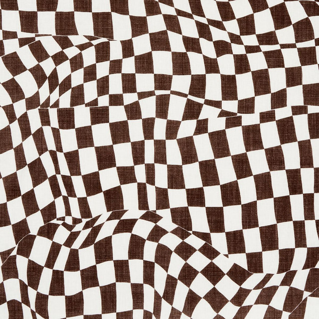 Loose Check Brown 180331 by Schumacher Designer Fabric David Kaihoi 54.0" - Swanky Fabrics - Loose Check Brown 180331 by Schumacher Designer Fabric David Kaihoi 54.0" - Swanky Fabrics -