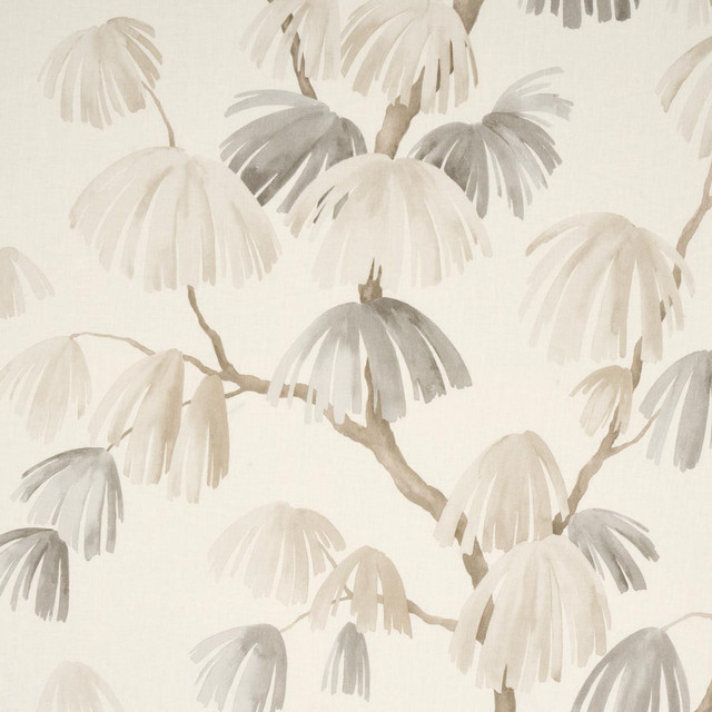 Weeping Pine Neutral 180351 by Schumacher Designer Fabric David Kaihoi 54.0" - Swanky Fabrics - Weeping Pine Neutral 180351 by Schumacher Designer Fabric David Kaihoi 54.0" - Swanky Fabrics -