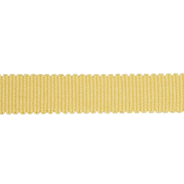 Harry Cotton Gimp Tape Yellow 74828 by Schumacher Designer Trim Marie-Chantal - Swanky Fabrics - Harry Cotton Gimp Tape Yellow 74828 by Schumacher Designer Trim Marie-Chantal - Swanky Fabrics -