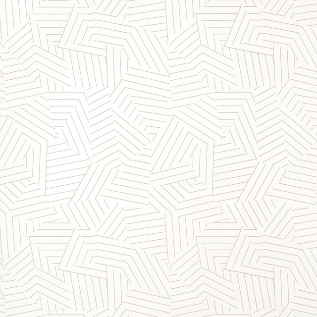 Deconstructed Stripe Greige 5007970 by Schumacher Designer Wallpaper Miles Redd 13.5" - Swanky Fabrics - Deconstructed Stripe Greige 5007970 by Schumacher Designer Wallpaper Miles Redd 13.5" - Swanky Fabrics -