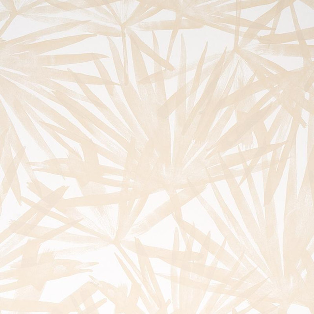 Sunlit Palm Sand 5010563 by Schumacher Designer Wallpaper Natura 27.0" - Swanky Fabrics -