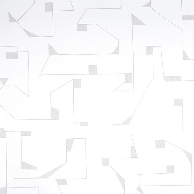 Circuit Grey 5012160 by Schumacher Designer Wallpaper New Wave: Black & White 54.0" - Swanky Fabrics - Circuit Grey 5012160 by Schumacher Designer Wallpaper New Wave: Black & White 54.0" - Swanky Fabrics -