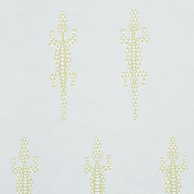 Baracoa Mineral 5012100 by Schumacher Designer Wallpaper Copacabana 27.0" - Swanky Fabrics - Baracoa Mineral 5012100 by Schumacher Designer Wallpaper Copacabana 27.0" - Swanky Fabrics -